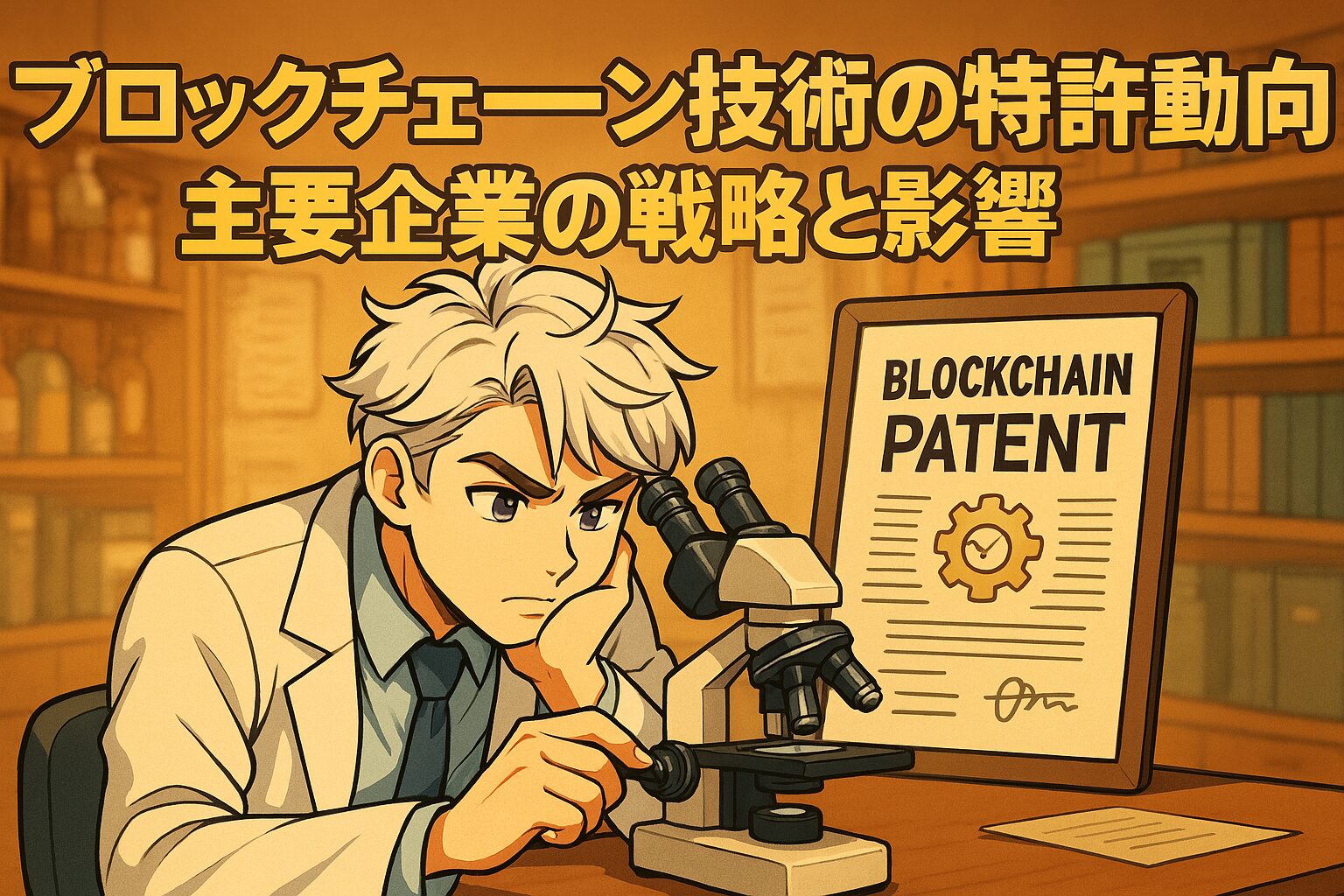 ブロックチェーン技術の特許動向：主要企業の戦略と影響