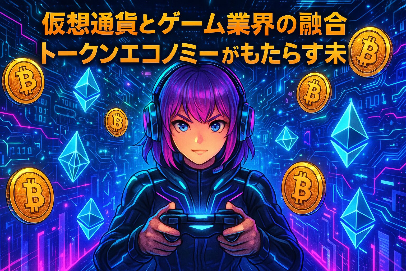 仮想通貨とゲーム業界の融合：トークンエコノミーがもたらす未来