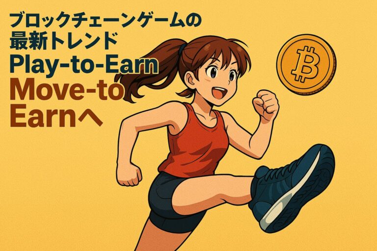 ブロックチェーンゲームの最新トレンド：Play-to-EarnからMove-to-Earnへ