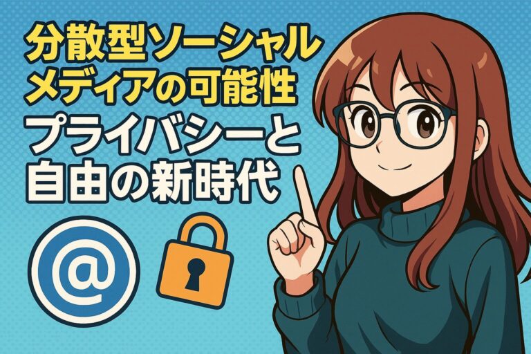分散型ソーシャルメディアの可能性：プライバシーと自由の新時代