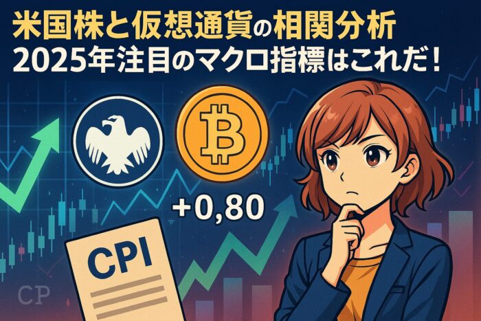 米国株と仮想通貨の相関分析：2025年注目のマクロ指標はこれだ！