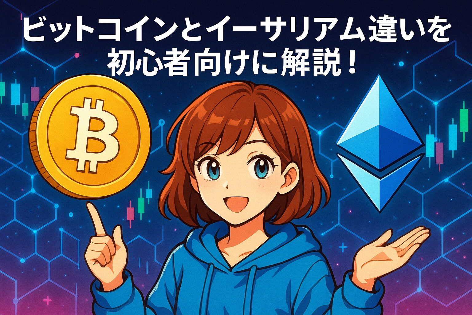ビットコインとイーサリアムの違いを初心者向けに解説！