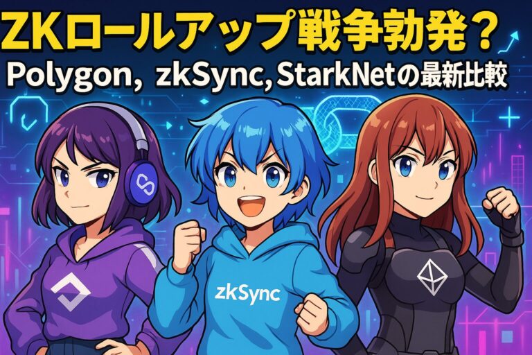 ZKロールアップ戦争勃発？Polygon, zkSync, Starknetの最新比較