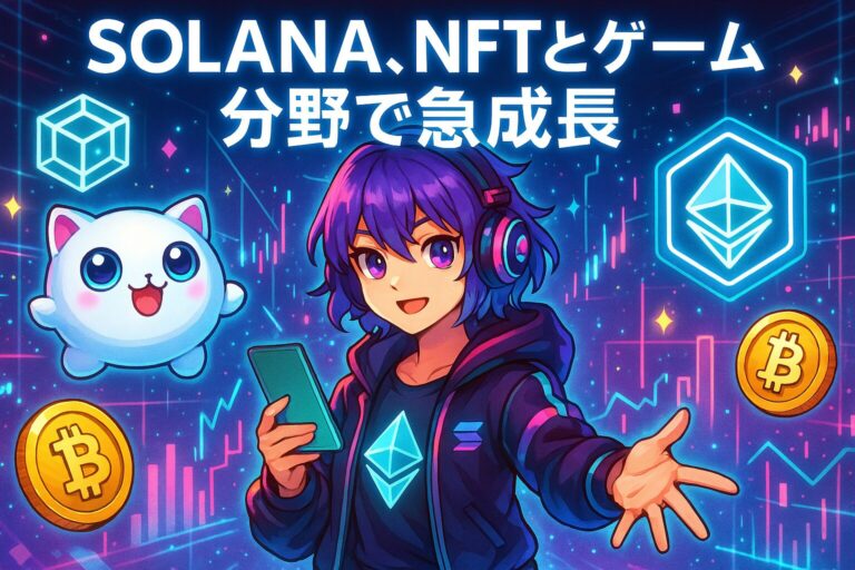 ソラナ、NFTとゲーム分野で急成長 - メインストリーム採用への新たなトレンドか