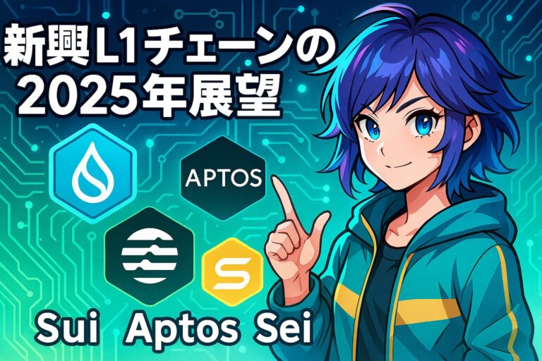 新興L1チェーンの2025年展望：Sui・Aptos・Seiのポテンシャル