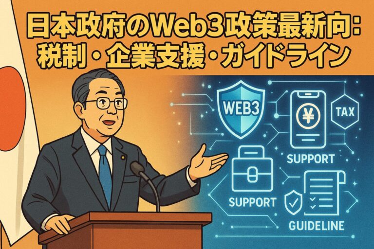 日本政府のWeb3政策最新動向：税制・企業支援・ガイドライン