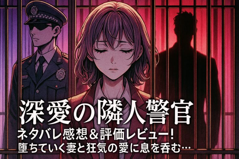 「深愛の隣人警官」ネタバレ感想＆評価レビュー！堕ちていく妻と狂気の愛に息を呑む…