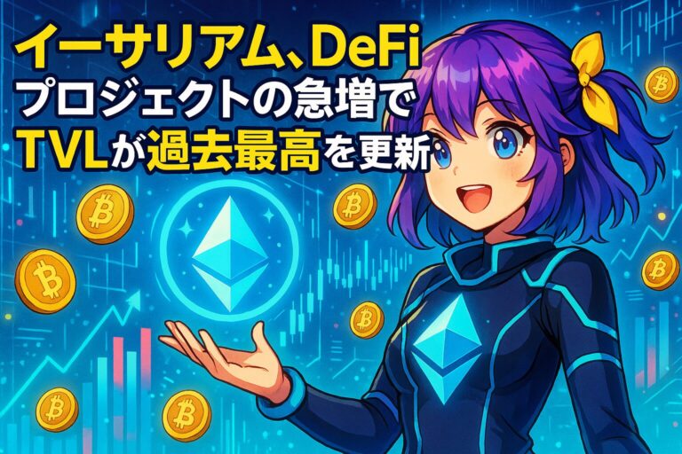 イーサリアム、DeFiプロジェクトの急増でTVLが過去最高を更新 - ニッチ分野の成長続く