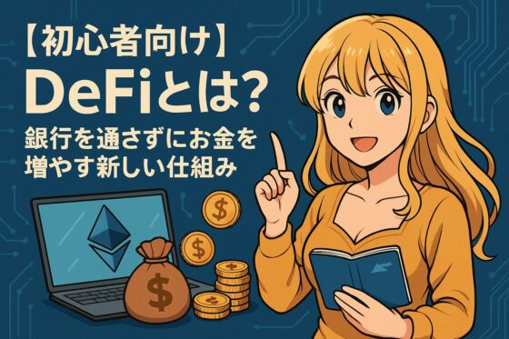 【初心者向け】DeFiとは？銀行を通さずにお金を増やす新しい仕組み