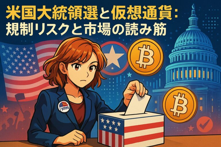 米国大統領選と仮想通貨：規制リスクと市場の読み筋