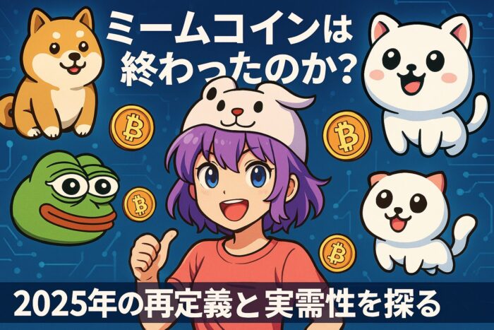 ミームコインは終わったのか？2025年の再定義と実需性を探る