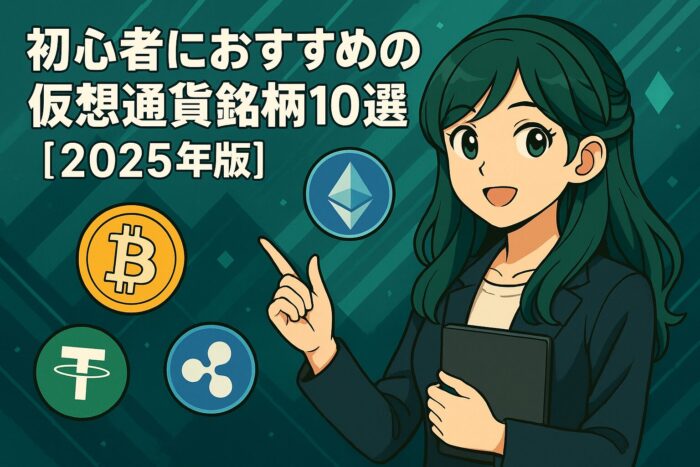 初心者におすすめの仮想通貨銘柄10選とは？【2025年版】（2025年4月時点）