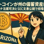 ビットコインが州の備蓄資産に!? アリゾナ法案可決とSEC文書公開で相場に変化