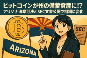 ビットコインが州の備蓄資産に!? アリゾナ法案可決とSEC文書公開で相場に変化