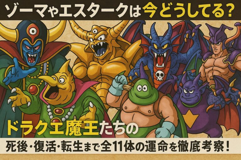 ゾーマやエスタークは今どうしてる？ドラクエ魔王たちの“その後”が意外すぎる！死後・復活・転生まで全11体の運命を徹底考察！