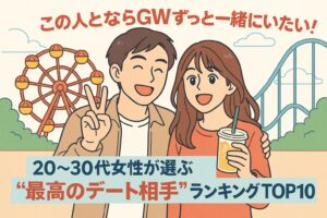 「この人とならGWずっと一緒にいたい！」20〜30代女性が選ぶ“最高のデート相手”ランキングTOP10！