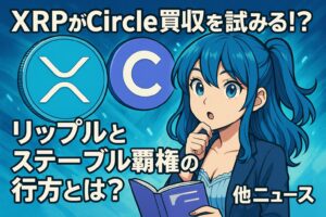 XRPがCircle買収を試みる!? リップルとステーブル覇権の行方とは？他ニュース