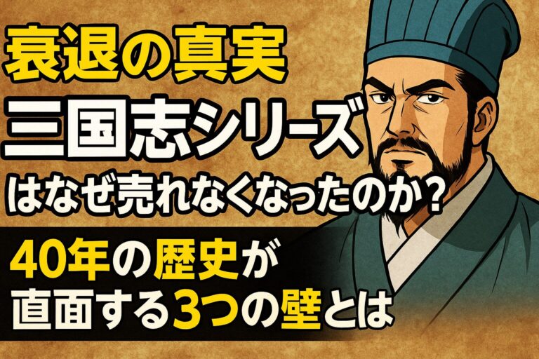 【衰退の真実】三國志シリーズはなぜ売れなくなったのか？40年の歴史が直面する3つの壁とは