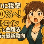 ついに税率20%へ！ビットコインETFと金商法移行の最新動向