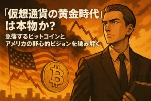 「仮想通貨の黄金時代」は本物か？急落するビットコインとアメリカの野心的ビジョンを読み解く