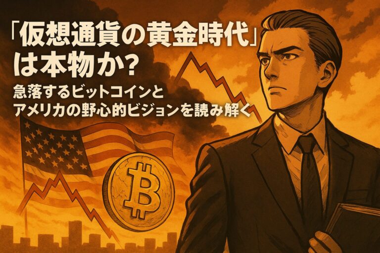 「仮想通貨の黄金時代」は本物か？急落するビットコインとアメリカの野心的ビジョンを読み解く