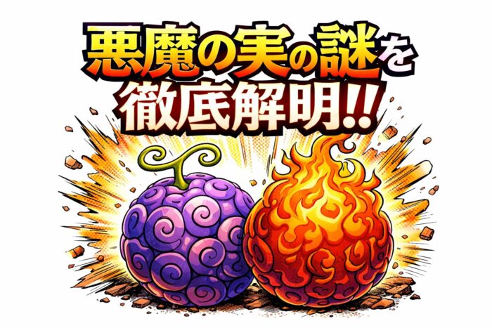 悪魔の実はなぜ生まれ、なぜ海に嫌われる？再生の条件・起源・イム様の力まで一気に整理【ワンピース】